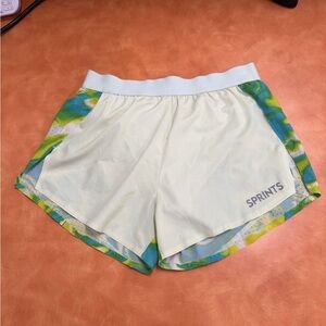Women's Athletic Shorts - Light Green